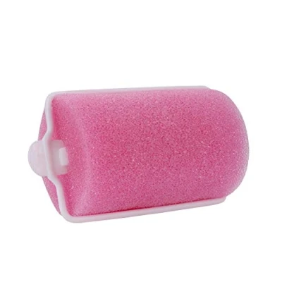 Abbildung von Ponik&#039;s Lockenwickler Schwamm Set, Haarrollen, Flexible Haar Styling, 38 mm, 12 Stk, Rosa