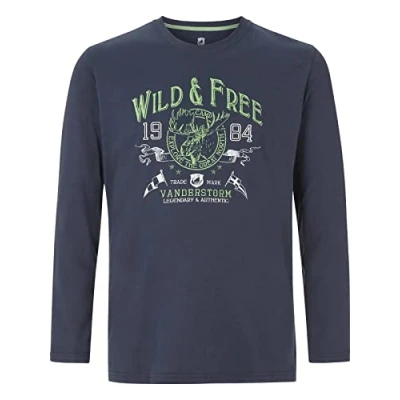 Abbildung von Jan Vanderstorm Langarmshirt STAAF leichte Baumwoll Qualität