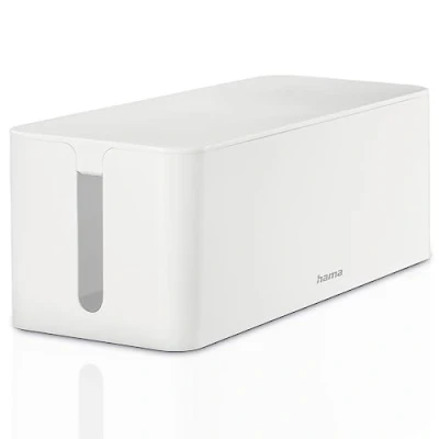 Abbildung von Hama Kabelschelle Kabel Box Kunststoff Weiß starr (L x B H) 40 15.6 13 cm 1 S