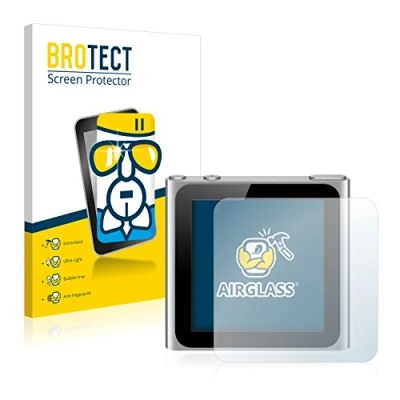 Abbildung von BROTECT Schutzglas für Apple iPod nano 2010 (6. Gen.) Schutzfolie Panzer Folie Glas [Extrem Kratzfest 9H, Anti Fingerprint, Ultra Transparent]