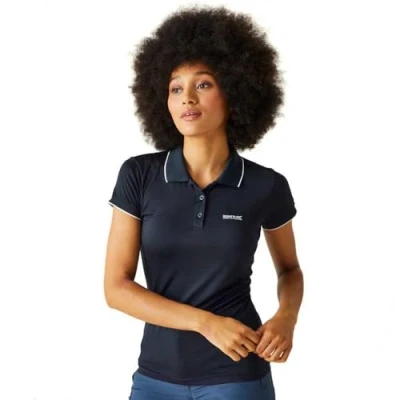 Abbildung von Regatta Damen Remex Ii Active Poloshirt Polohemd, Marineblau, einfarbig, 42
