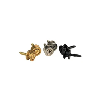 Abbildung von Planet Waves PWEP202 2 Solid Brass Guitar Strap End Pins Chrome