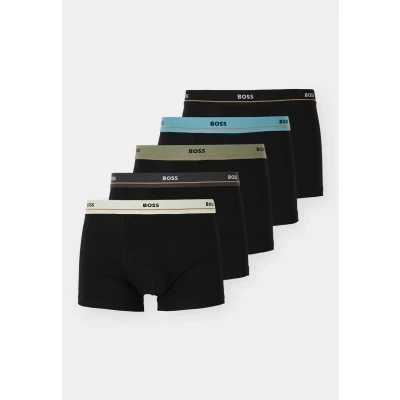 Abbildung von BOSS 5PACK Essential Boxerbriefs, Herren, Größe: Medium, Black
