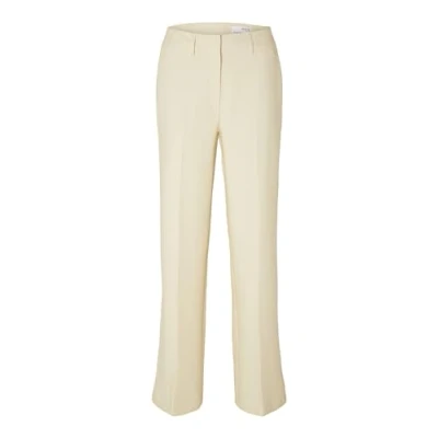 Abbildung von Selected Femme Slfrita WIDE PANT Stoffhose, Damen, Größe: 38, Birch