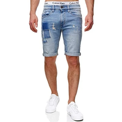 Abbildung von Indicode Jeans Roberts Shorts, Herren, Größe: 3XL, Blue wash