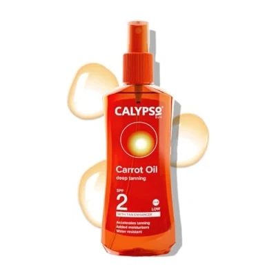 Abbildung von Calypso Karottenöl Deep Tanning Spray mit LSF2, 200 ml