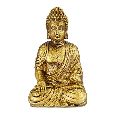 Abbildung von relaxdays Buddhafigur Buddha Figur Garten 20 cm