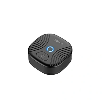 Abbildung von Coollang Tennisschläger Sensor Tracker, Bewegungsmelder, Analysator mit Bluetooth 4.0, kompatibel Android und iOS Smartphone (schwarz)