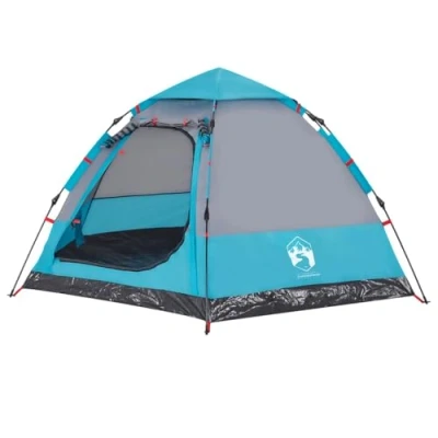 Abbildung von Vidaxl 4 Personen Camping Zelt mit Schnellveröffentlichung Blau
