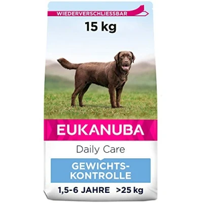Abbildung von Eukanuba Adult Light Large Breed Huhn Hundefutter 12 kg...
