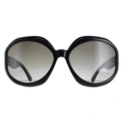 Abbildung von Tom Ford Georgia 02 FT1011 01B 62 Sonnenbrille