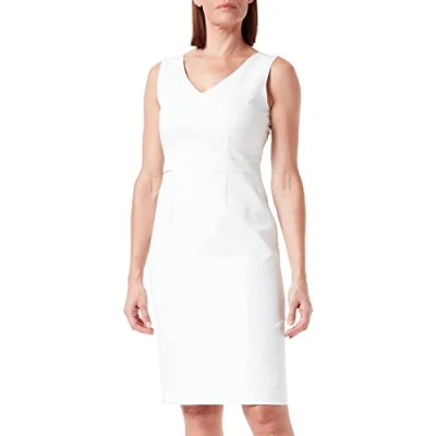 Abbildung von Daniel Hechter Damen Dress Kleid, Weiß (Offwhite 60), (Herstellergröße:36)