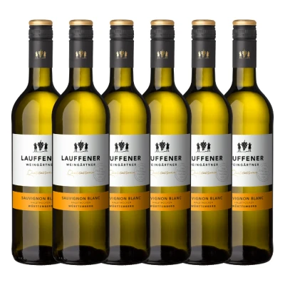 Abbildung von Lauffener Sauvignon blanc QbA halbtrocken 0,75l 6er Karton