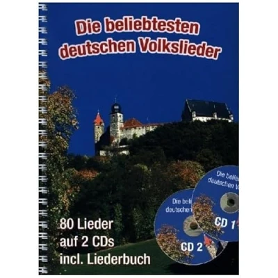 Abbildung von Die beliebtesten deutschen Volkslieder (A5 mit CDs): zum Hören, Singen, Mitsingen und Musizieren, für Gitarre, Keyboard, Klavier, Akkordeon...