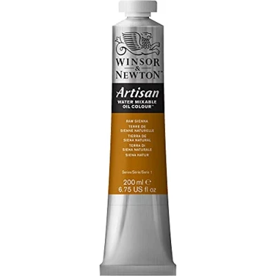 Abbildung von Winsor &amp; Newton 1537552 Artisan wassermischbare Ölfarbe, hohe Pigmentkonzentration, gute Deckkraft Lichtechtheit 200ml Tube, Siena Natur