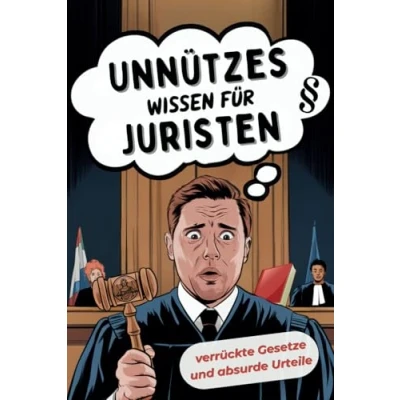Abbildung von Unnützes Wissen für Juristen verrückte Gesetze &amp; absurde Urteile, die Dich sprachlos machen und zum Staunen bringen: Das perfekte Geschenk mit Humor.