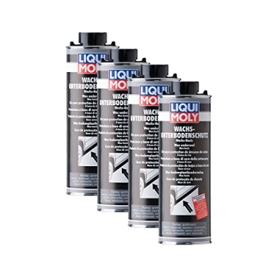 Abbildung von Liqui Moly 4X 6102 Wachs Unterbodenschutz anthrazit schwarz Pflege Schutz 1L