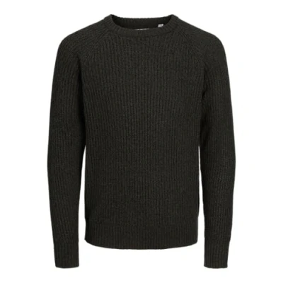 Abbildung von Jack &amp; Jones Jjjones CREW NECK Strickpullover, Herren, Größe: Small, Rosin/black