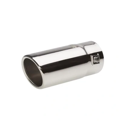 Abbildung von Simoni Racing TRX/08 Auspuffblende 63mm gerade, oval Edelstahl 140mm