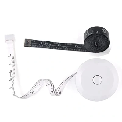 Abbildung von WINTAPE Maßband für Körper, weiches Nähen, Stoff, Schneider, Handwerk, Maßband, 1,5 m, rosa, doppelseitiges weiß