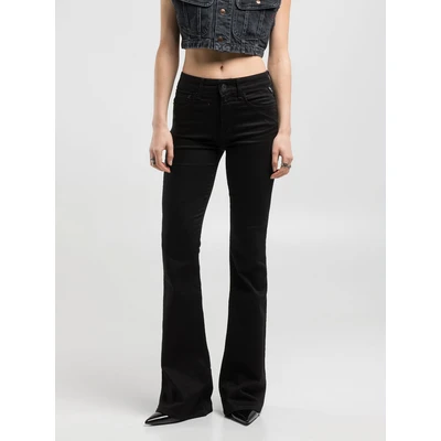 Abbildung von Replay Joella Pants Flared Jeans, Damen, Größe: 25x32, Black