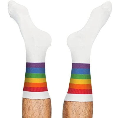 Abbildung von TODO Lustige Socken Damen und Herren, Coole mit Motiv Bunte, Mehrfarbige, Verrückte (39 42, Regenbogen)