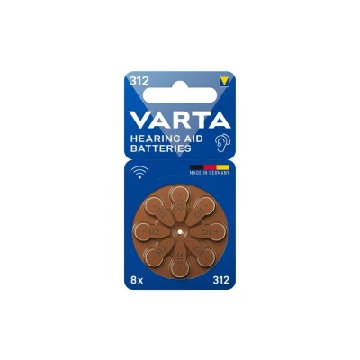 Abbildung von Varta hearing aid battery 312 blister 8 24607101418
