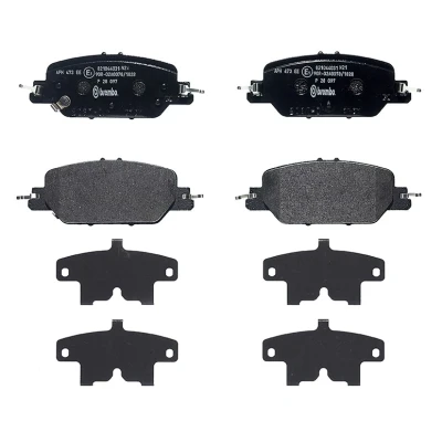 Abbildung von BREMBO P 28 097 Bremsbelagsatz mit akustischer Verschleißwarnung Anti Quietsch Blech ohne Zubehör HONDA: CR V 5
