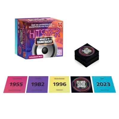 Abbildung von Jumbo Spiele Spiel Hitster Movies &amp; TV Soundtracks Erweiterungspack, Partyspiel, Made in China