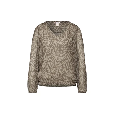 Abbildung von Street One Bluse, Damen, Größe: 40, Beige
