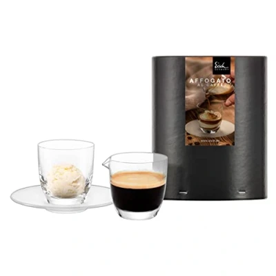 Abbildung von Eisch Espressoglas &quot;Affogato al caffè Glas 109/5 mit Kännchen&quot;, (Set, 3 tlg., Espressoglas, Untertasse und Kännchen), im Geschenkkarton, 100 ml, teilig