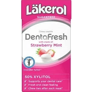 Abbildung von Cloetta Lakerol Dents Strawberry Pastillen 4 Schachteln of 36g