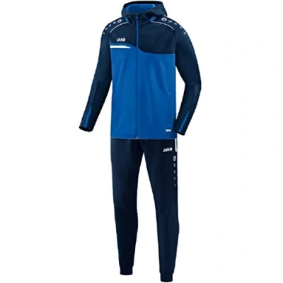 Abbildung von JAKO Kinder Trainingsanzug Polyester Competition 2.0 mit Kapuze, royal/marine, 152, M9418