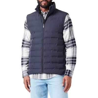 Abbildung von Selected Homme Slhbarry Quilted Gilet NOOS Weste, Herren, Größe: Large, Sky captain