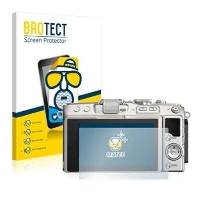 Abbildung von BROTECT Entspiegelungs Schutzfolie für Olympus PEN Lite E PL5 (2 Stück) Matte Displayschutz Folie, Anti Reflex, Fingerprint