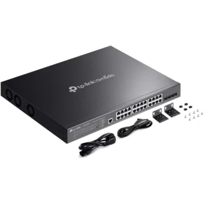 Abbildung von TP Link 24port omada 1gb 1u 19 inch