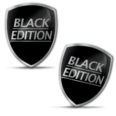 Abbildung von Biomar Labs 2 x Aufkleber 3D Gel Silikon Stickers Autoaufkleber Auto Motorrad Fahrrad Laptop PC Tablet Black Edition KS 68