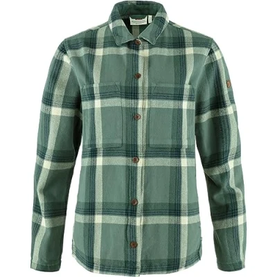 Abbildung von Fjällräven Singi Flannel Overshirt W Damen (Grün XS) Blusen