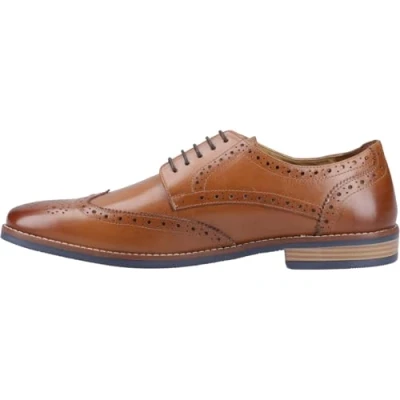 Abbildung von Hush Puppies Herren Smart Schuhe Mack Leder tan