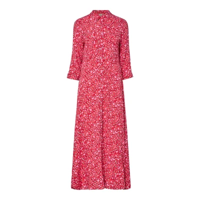 Abbildung von YAS Yassavanna LONG Shirt Dress Maxikleid, Damen, Größe: XS, Multi coloured