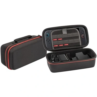 Abbildung von Subsonic Tasche für Nintendo Switch 2 hülle mit stoßfester Schale Große Transport und Aufbewahrungstasche im XL Format Konsole, Spiele Zubehör der
