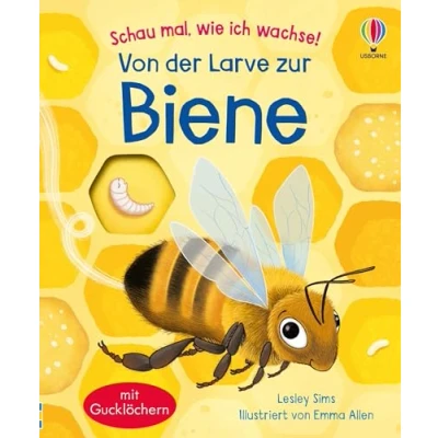 Abbildung von Schau mal, wie ich wachse! Von der Larve zur Biene: Einblick in die Lebensabschnitte einer Honigbiene Sachbuch für Kinder ab 3 Jahren