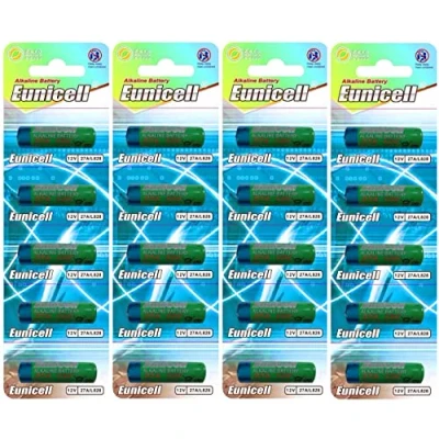 Abbildung von 20 x 27A quecksilberfreie Alkaline 12V Batterie (4 Blistercards a 5 Batterien) MN27, A27, V27GA, L828, GP27A EINWEG FBA