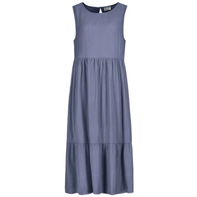 Abbildung von Fresh Made ÄRMELLOSES MIT RÜSCHENSAUM UND SCHLÜSSELLOCHAUSSCHNITT Freizeitkleid, Damen, Größe: Small, Blau