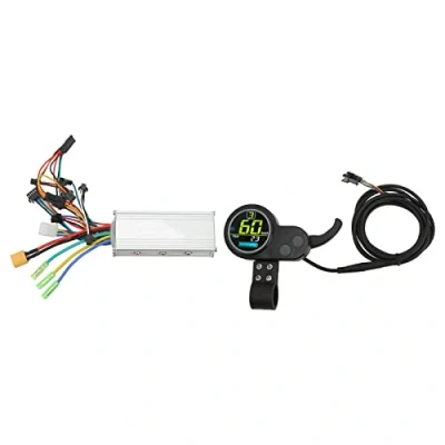 Abbildung von Keenso Elektroroller Controller Kit, 24V 36V / 48V 250W 350W Wasserdicht mit LCD Anzeigetafel für Elektrofahrrad, (24V/36V 250W/350W)