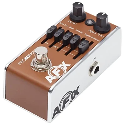 Abbildung von FISHMAN AFX Pro EQ Mini Pedal, Acoustic Preamp &amp; EQ, braun