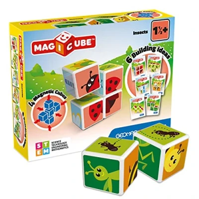 Abbildung von MagiCube Printed Insects + cards magnetic blocks 7el. g121