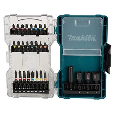 Abbildung von Makita Schraubendreher Bit und Steckschlüssel Satz 28 teilig Torx, Phillips, Pozidriv, Hex, Slot