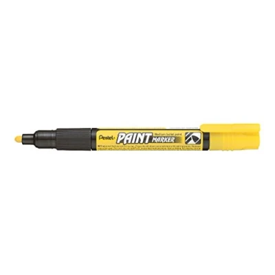 Abbildung von Pentel MMP20 GO Permanent Marker 2,0 mm Rundspitze Lackmarker, 1 Stück, gelb