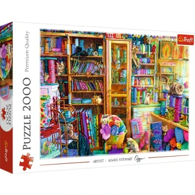 Abbildung von Trefl TR27113 Katzenparadies Puzzle 2000 Teile Premium Quality